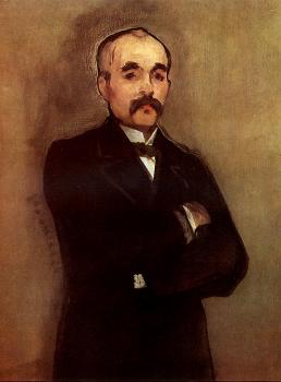 Edouard Manet : Portrait of Georges Clemenceau